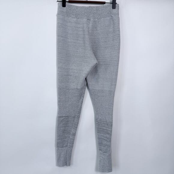 Gymshark Time‎ Out Knit Jogger Pants Womens Size S Marled Gray Stretch High Rise - Picture 3 of 9
